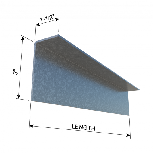 ClarkDietrich LE6816 - EXT SWIFTCLIP™14GA 16" x 3" x 1-1/2" x 68mils (14ga) (box of 10)