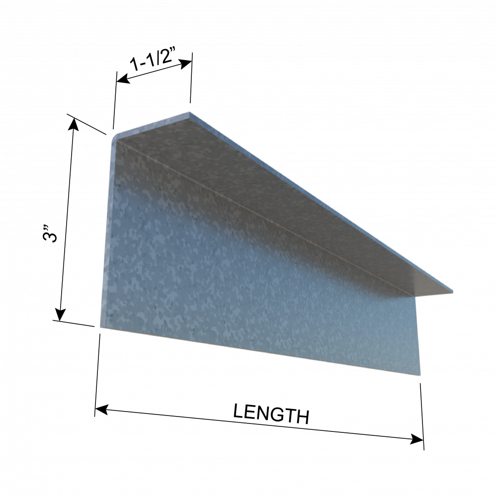 ClarkDietrich LE6820 - EXT SWIFTCLIP™14GA 20" x 3" x 1-1/2" x 68mils (14ga) (box of 10)