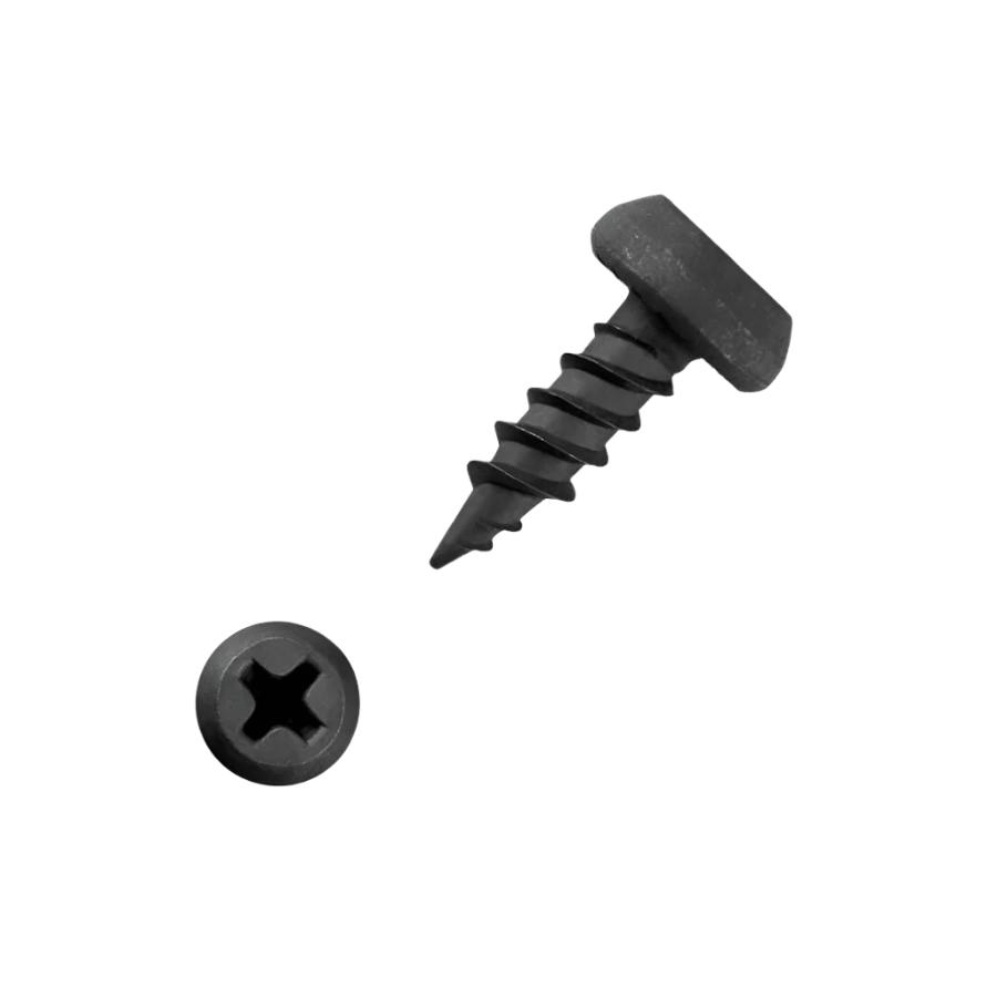 Zeus Fasteners Metal track to studs 25 gauge to 20 gauge, #7 X 7/16", Pan Head, #2 Phillips Reduced, Sharp Point Fine Thread, Phosphate Coating, 10000 Per Box (Z716PF) 7/16" x 7 (box of 10000)