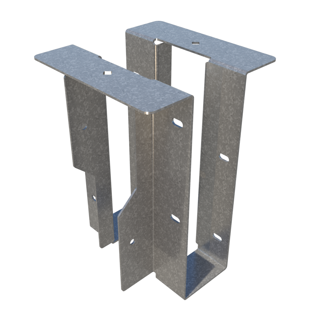 ClarkDietrich CDPHD26 PURLIN HANGER 5-6/16" x 3-13/16" x 1-9/16" x 1-9/16" x 43mils (18ga) (box of 30)