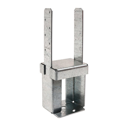 Simpson (PPB44-6Z) 4X4 PORCH POST BASE 6IN ZMAX 6" x 3-5/8" x 3-3/8" x 5-3/4" x 12ga (97mils) (carton of 8)