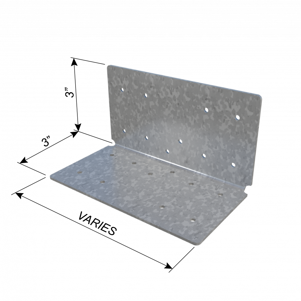 ClarkDietrich LA545 SWIFTCLIP™ 16GA 5-1/2" x 3" x 3" x 54mils (16ga) (bucket of 100)