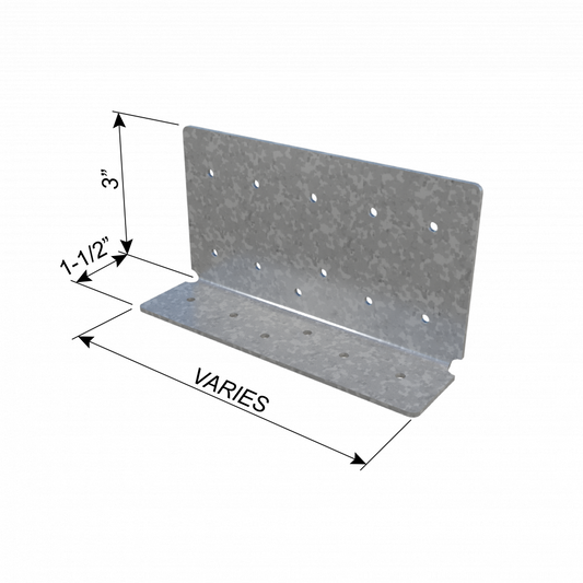 ClarkDietrich LE545  SWIFTCLIP™ 16GA 5-1/2" x 3" x 1-1/2" x 54mils (16ga) (bucket of 100)