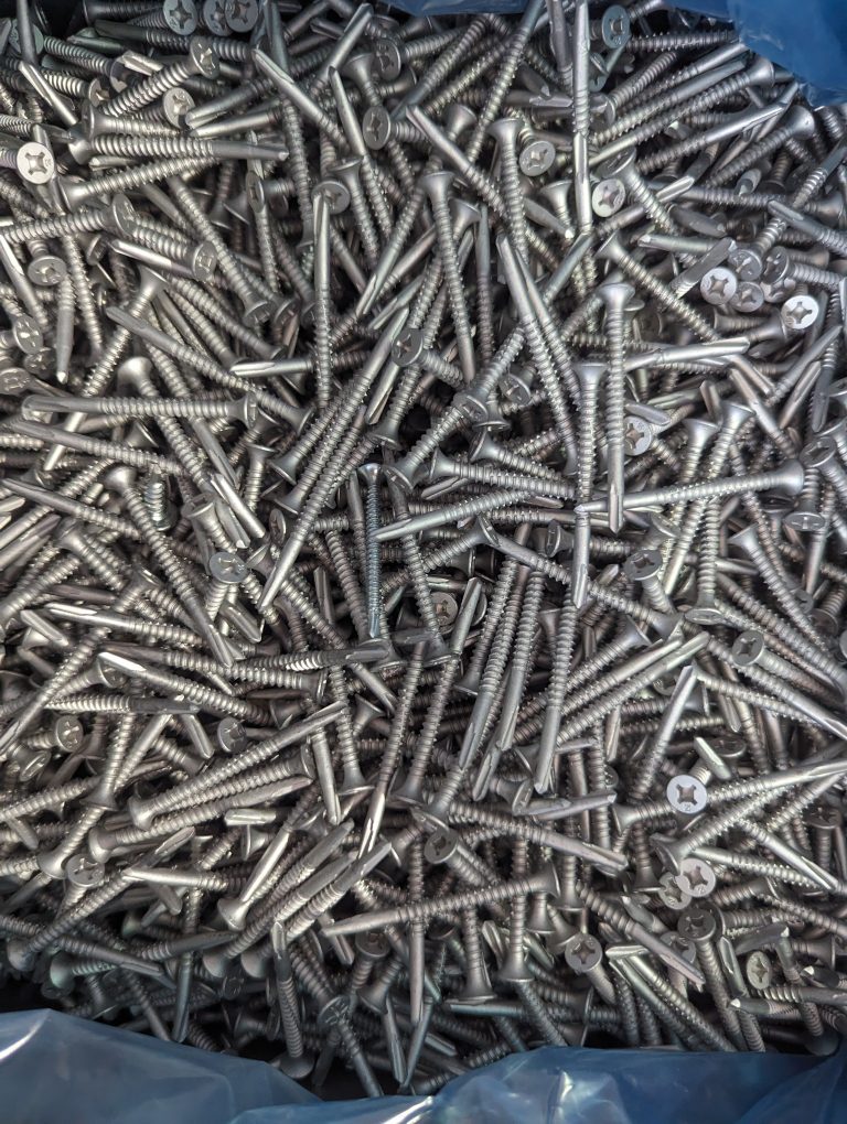 Zeus Fasteners Attach up to 3/4" plywood to 20-14 gauge metal studs, #8 X 2", Combo Drive Head, Bugle, Self Drilling Point, 1000 Hour Coating, 4000 Per Box (ZM2PP) 2" x 8 (box of 4000)