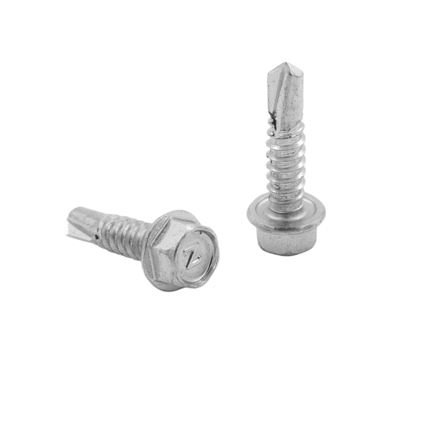 Zeus Fasteners Metal to metal fastening applications up to 3/8" thickness, #14 X 1", Washer Head, Hex, #3 Self Drilling Point, Zinc Coating, 3000 Per Box (Z14100HWD) 1" x 14 (box of 3000)