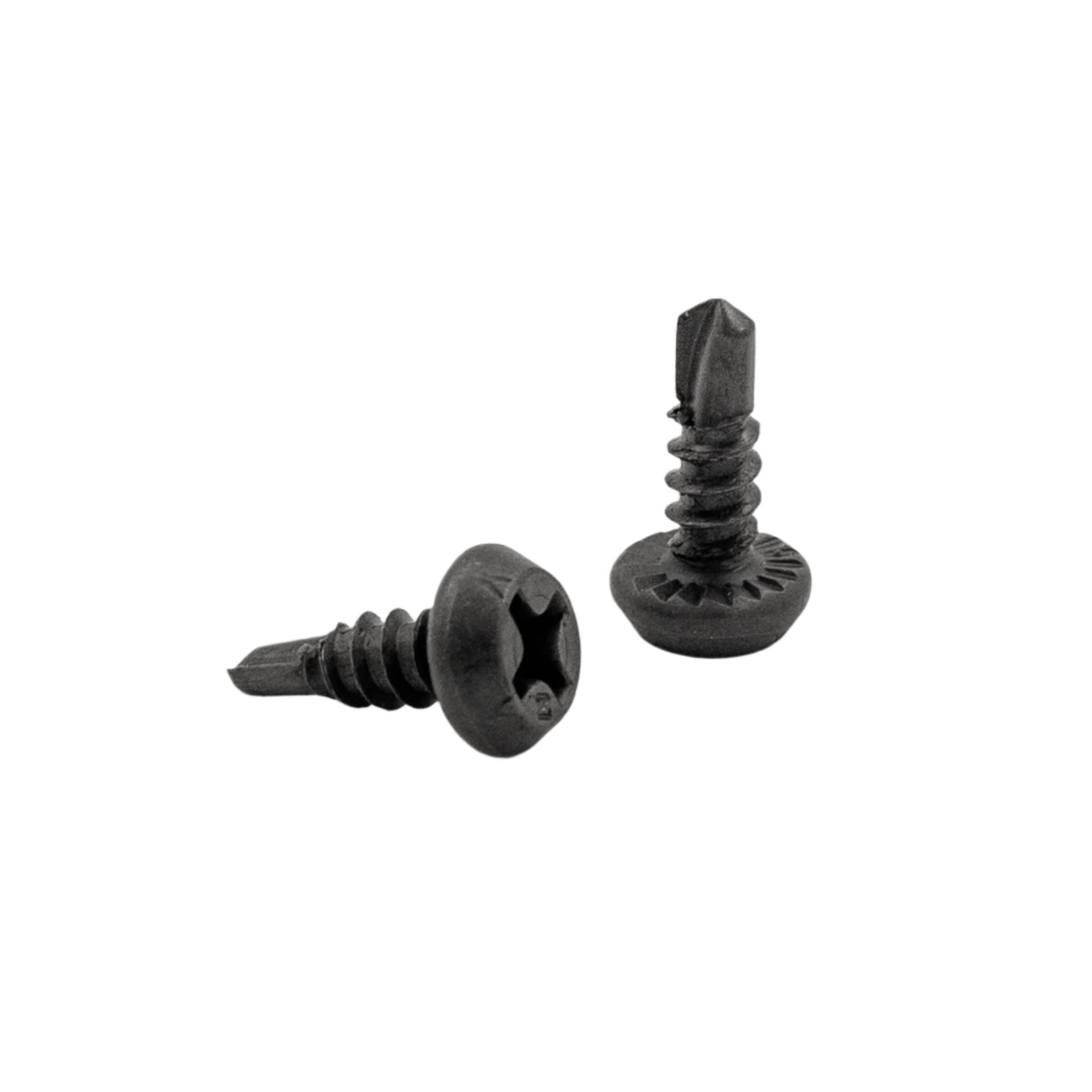 Zeus Fasteners Attach 20-16 gauge Metal track to 20-16 gauge metal studs, #7 X 7/16", Wafer Head, #2 Reduced Phillips, Self Drilling Point, Phosphate Coating, 10000 Per Box (Z716PFD) 7/16" x 7 (box of 10000)