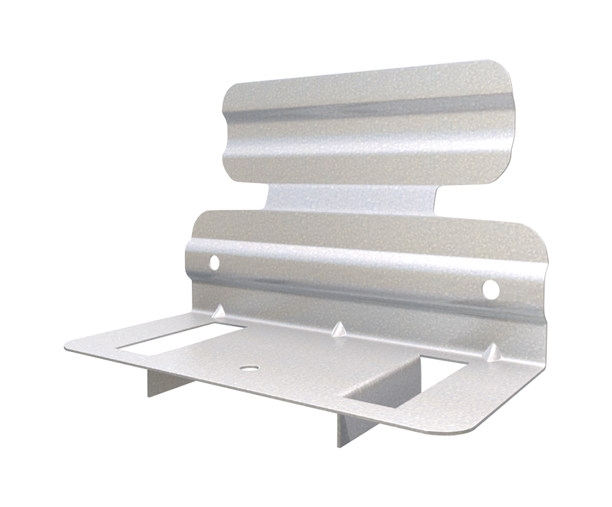 The Steel Network (BC600) BridgeClip® - Clip Connector Secures Bridging Channel or CRC to Stud for Light Steel Framing 5-3/4" x 1-3/4" x 0-813/1000" x 43mils (18ga) (box of 150)