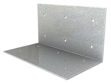 The Steel Network (L6x6x6-54) Common Clip Angle - Generic clip angle for Cold-Formed Steel Framing construction. Use these simple 90 degree bent angles to secure bridging and metal studs. 6" x 6" x 6" x 54mils (16ga) (box of 40)