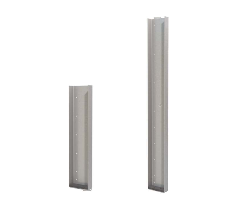 The Steel Network (600MW-48) MidWall™ - Cantilevered Partial Wall Framing System for Cold-Formed Steel Framing 48" x 6" x 97mils (12ga) - Free Shipping (piece of 1)