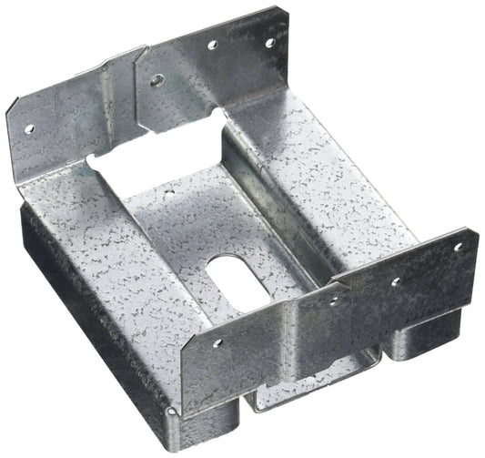 Simpson (ABA66RZ) 6 X 6 ROUGH ADJUSTABLE POST BASE ZMAX 5-3/16" x 6" x 2-7/8" x 14ga (68mils) (carton of 10)