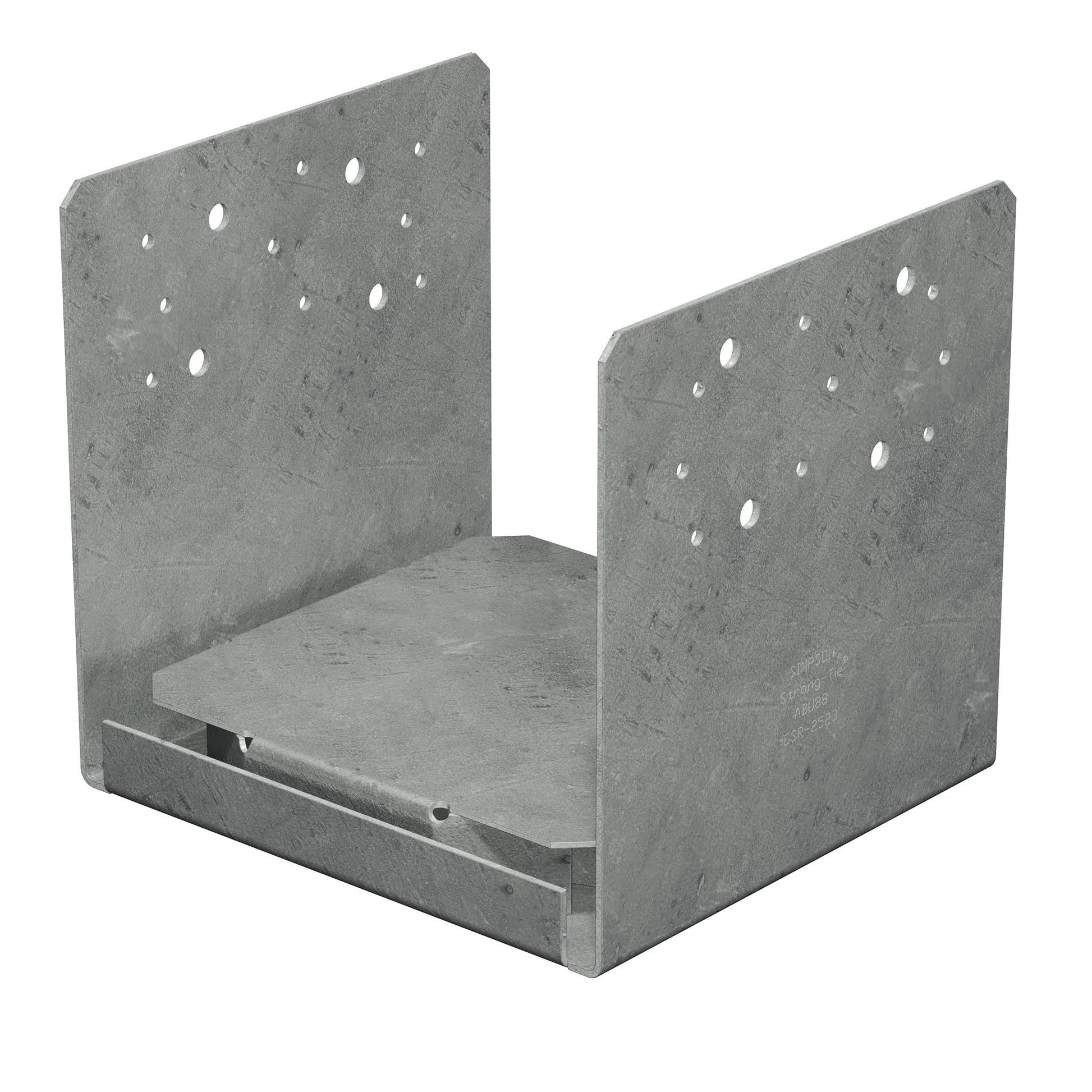 Simpson (ABU88HDG) 8 X 8 ADJUSTABLE POST BASE HDG 7" x 7-1/2" x 7" x 14ga (68mils) base x 10ga (118mils) strap (carton of 4)