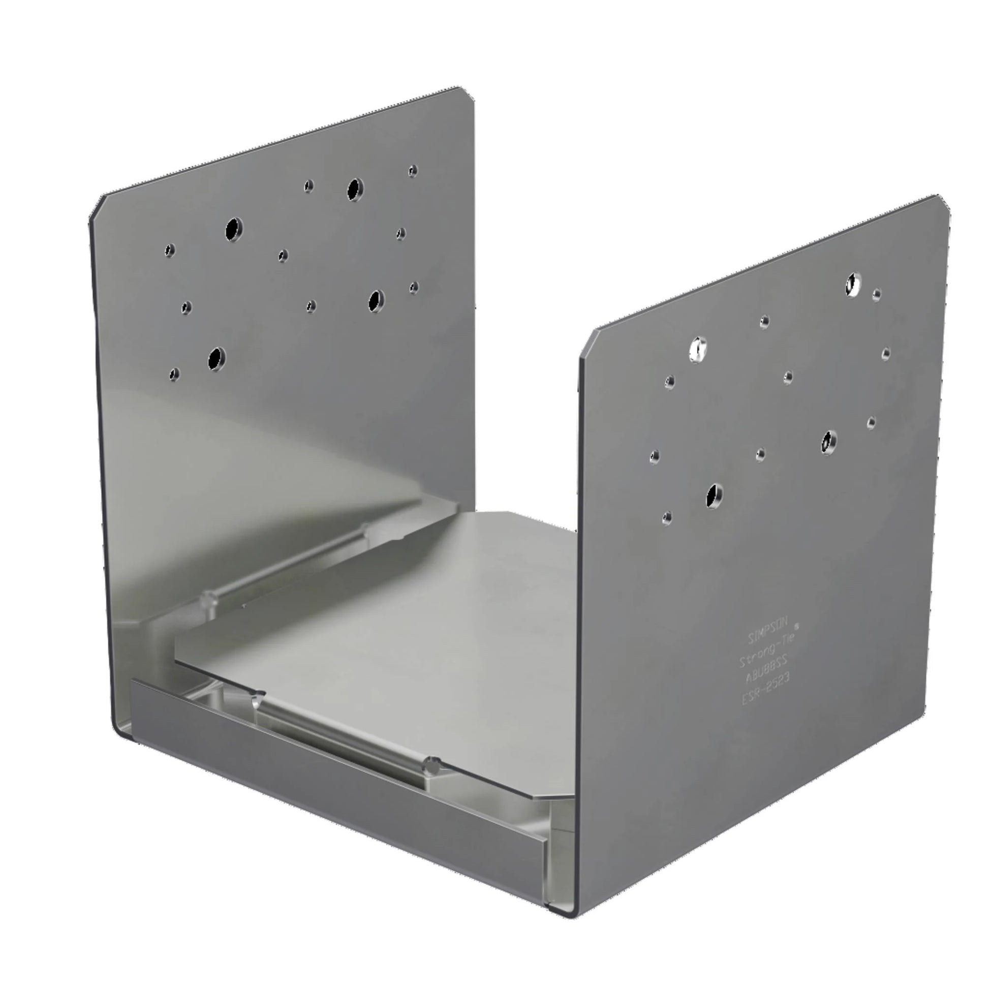 Simpson (ABU88SS) 8 X 8 ADJUSTABLE POST BASE STAINLESS STL 7" x 7-1/2" x 7" x 14ga (68mils) base x 10ga (118mils) strap (carton of 4)