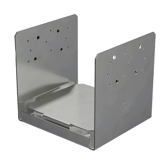 Simpson (ABU88SS) 8 X 8 ADJUSTABLE POST BASE STAINLESS STL 7" x 7-1/2" x 7" x 14ga (68mils) base x 10ga (118mils) strap (carton of 4)