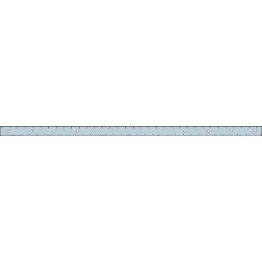 Simpson (MST72) 72IN MEDIUM STRAP TIE 72" x 2-1/16" x 10ga (118mils) (carton of 5)