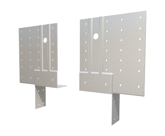 The Steel Network (HE(L)) StiffClip® HE - Header Clip Connector for Cold-Formed Steel Framing - L&R Pair 6" x 5-3/4" x 3-1/4" x 2-1/2" x 1-3/4" x 1-5/8" x 43mils (18ga) (box of 25)