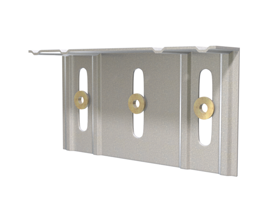 The Steel Network (SL362/400,s3lg,b2d) VertiClip® SL w/ 3" Slots - Exterior Head of Wall Deflection Connector for Light Steel Framing (box of 100)