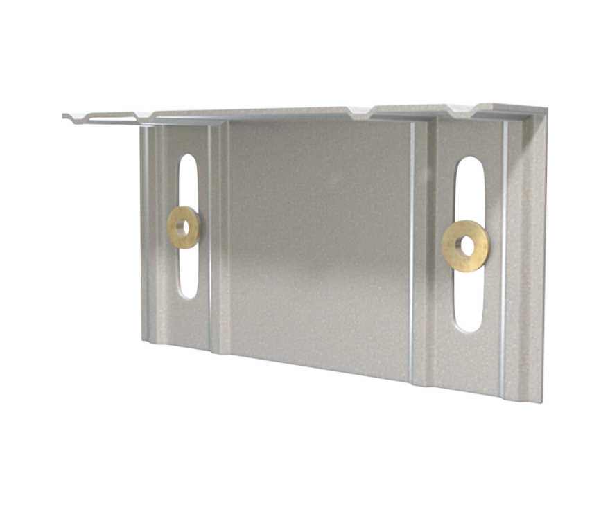The Steel Network (SLD800,s3lg,b2d) VertiClip® SLD w/ 3" Slots - Interior Head of Wall 3" Slot Deflection Connector Clip Connector for Light Steel Framing 8" x 4" x 2" x 33mils (20ga) (box of 50)