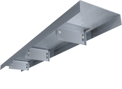 The Steel Network (VTD250-16-12ft) VertiTrack® VTD - Interior Deflection Track with VertiClip SLD Pre-
Installed for Light Steel Framing 12' x 16" x 2-1/2" x 33mils (20ga)